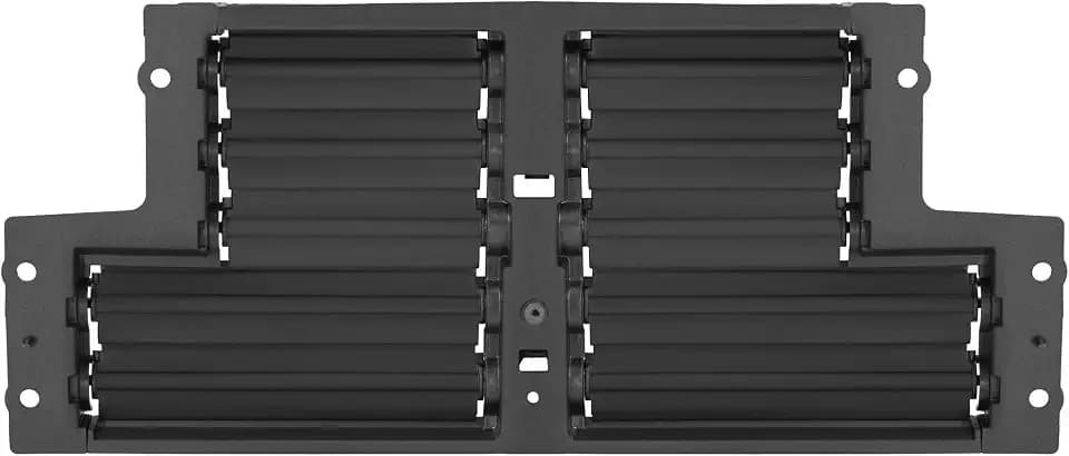 HECASA Radiator Air Shutter Grille Compatible with 2019-2025 Silverado