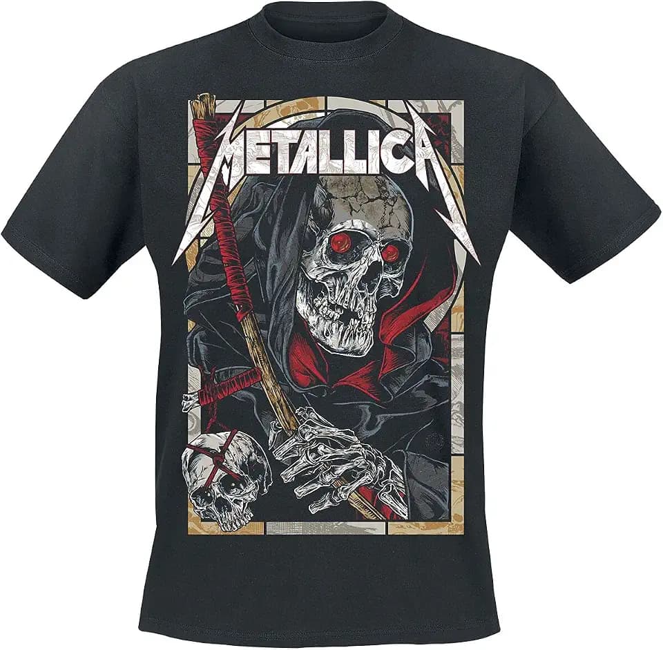Metallica Death Reaper Unisex T-Shirt schwarz Band-Merch, Bands