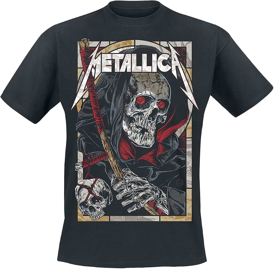 Metallica Death Reaper Unisex T-Shirt schwarz Band-Merch, Bands
