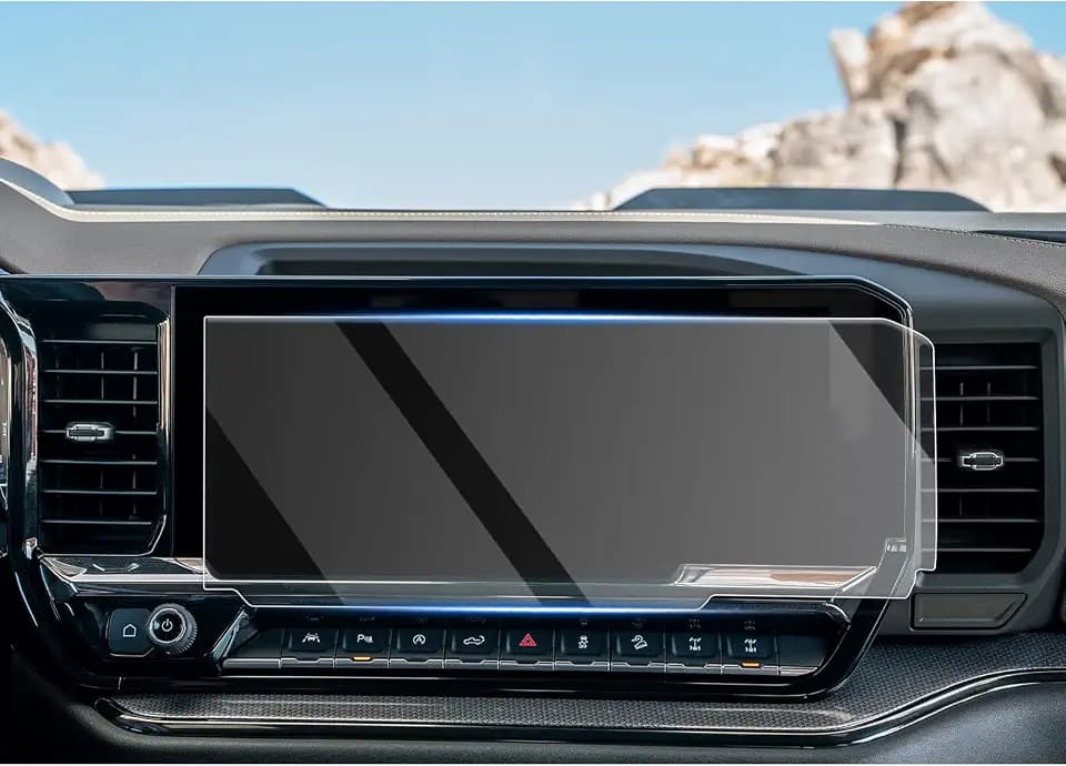 CDEFG 2022-2025 2026 Silverado Sierra Screen Protector Tempered Glass