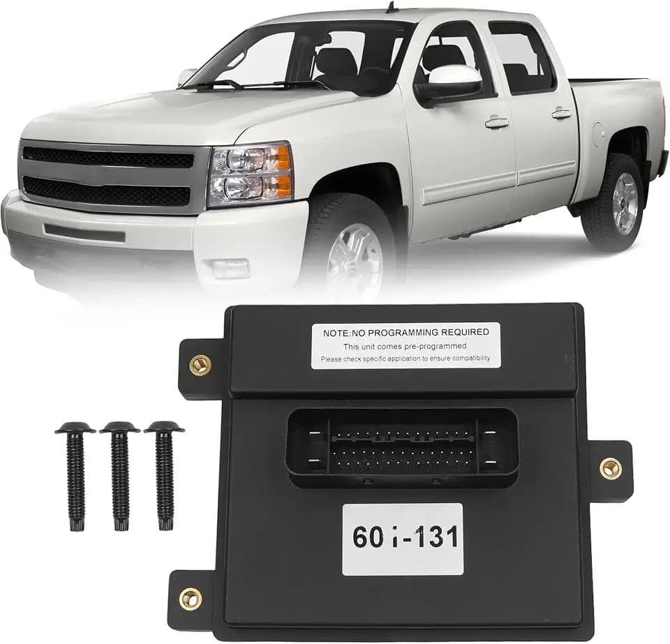 Dasbecan Fuel Pump Driver Module Compatible With 2010-2012 Chevrolet Silverado Suburban Tahoe 2012 Chevy Impala Pre-Programmed Fuel Pump Flow Control Module Replace# 601-131 20877116