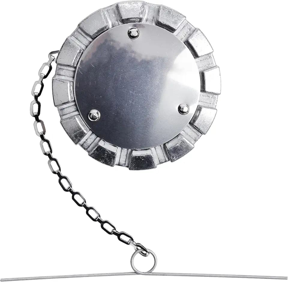 3 1/2” Nominal 5.5 TPI Non-Locking Aluminum Vented Diesel Fuel Cap