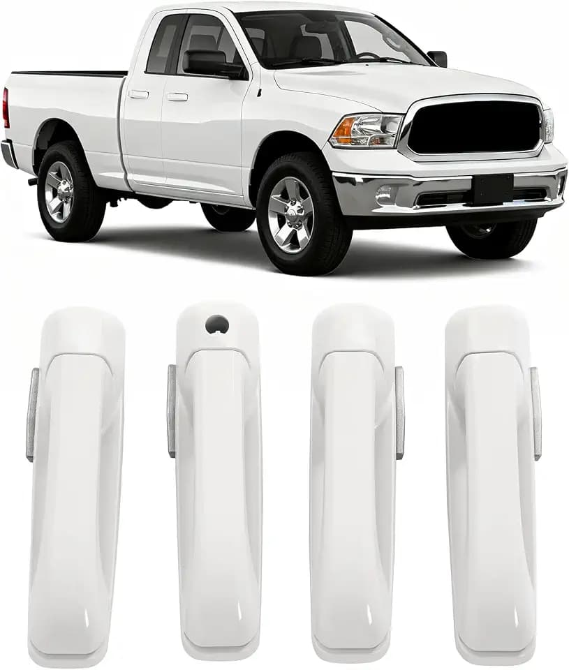 ALMULOO Door Handle 4PCS Compatible with 2009-2010 Ram