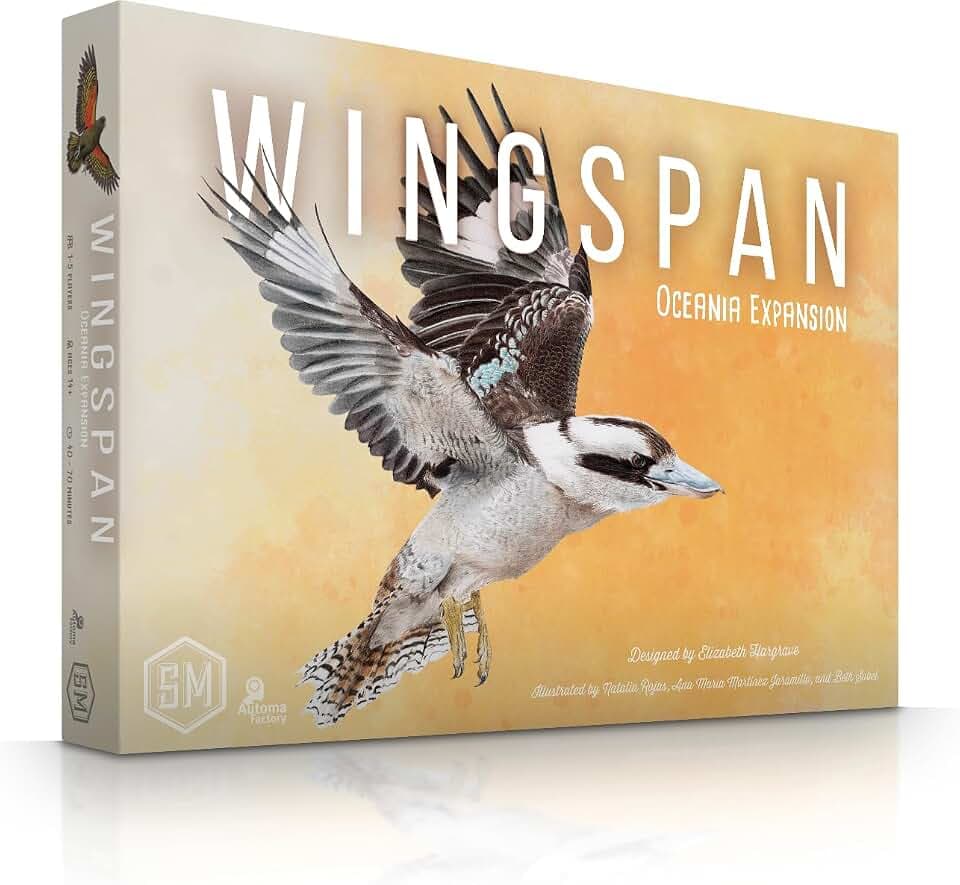 Stonemaier Games , Wingspan: Oceania Expansion , Board Game , Ages 14+ , 1-5 Players , 40-70 Minute Playing Time - Englische Sprache