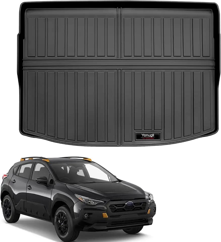 Custom for 2024 2025 2026 Subaru Crosstrek/Impreza Cargo Mats Trunk Liner All Weather TPE Protection Mat Accessories (for 2024-2026 Subaru Crosstrek/Impreza)