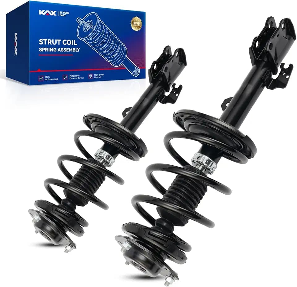 KAX Front Struts for Lexus 2010 2011 2012 2013 2014 2015 RX350, 2011-2013 Highlander, 2010-2015 RX450h Front Shocks Quick Complete Struts Assembly with Coil Spring Set of 2, Replace 172765 172766