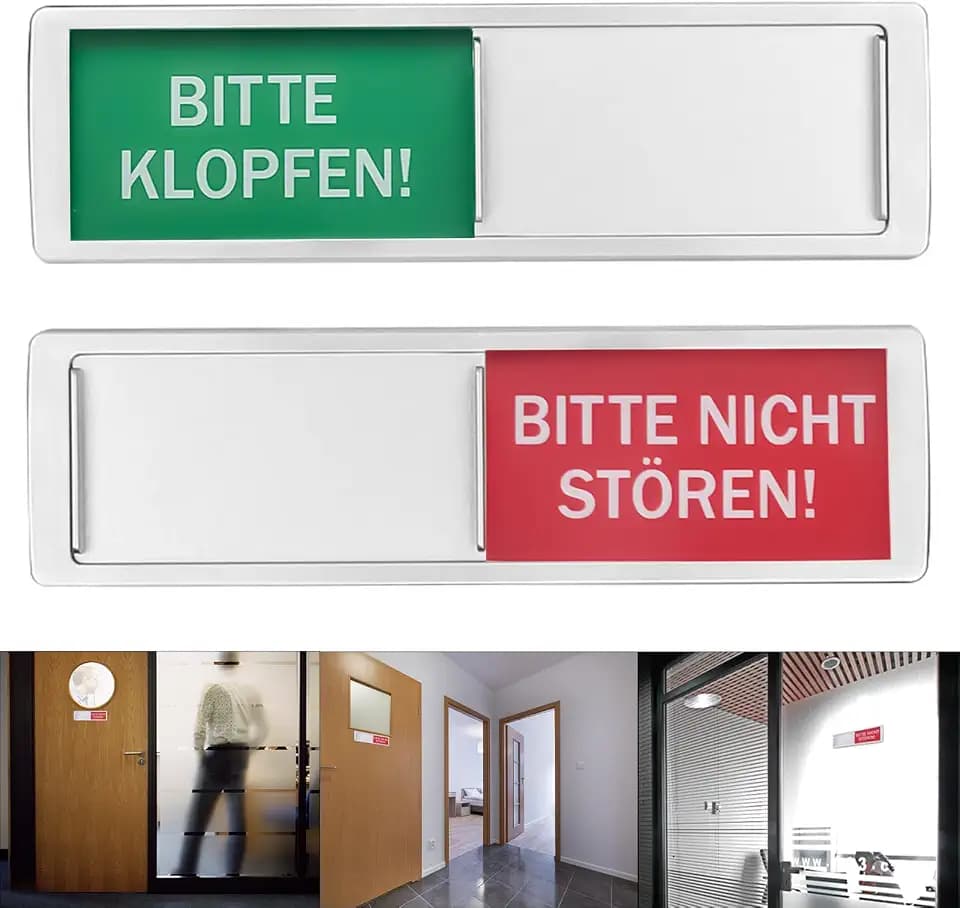 BITTE NICHT STÖREN Schild aus Acryl-Kunststoff Büro Türschild