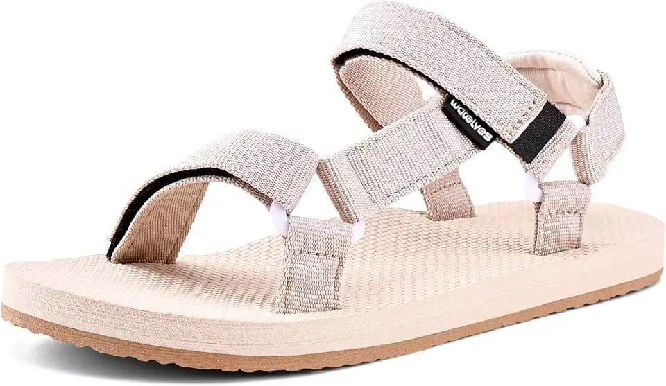 WateLves Womens-Sport-Sandals Hiking Sandals with-Arch-Support Webbing-Outdoor-Beach-Water-Sandals for Travel-Walking-Trekking-Camping