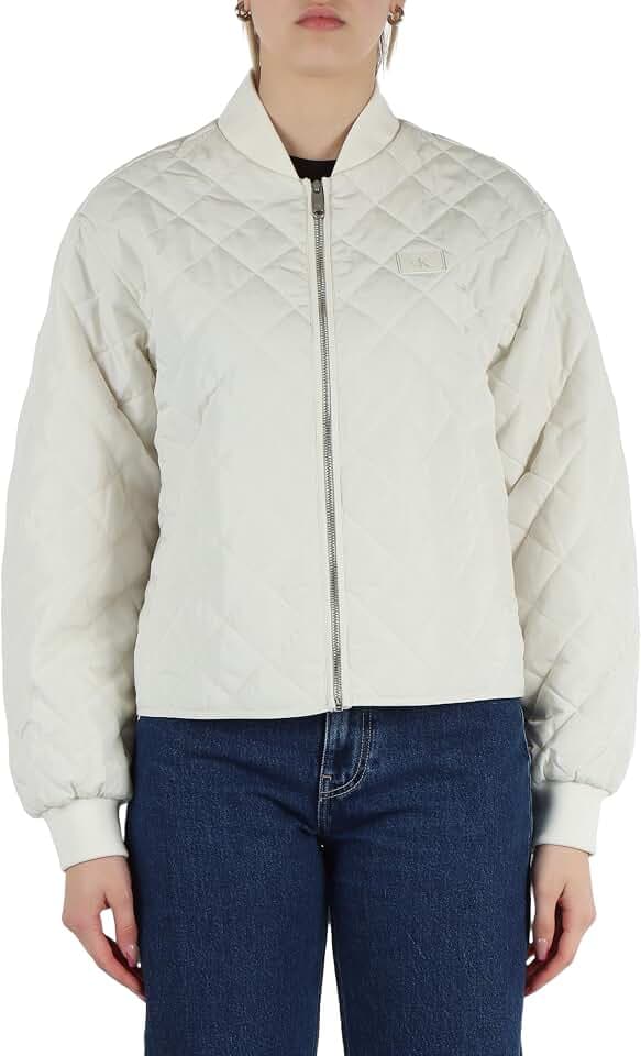 Calvin Klein Damen Bomberjacke Quilted Jacket Dünn