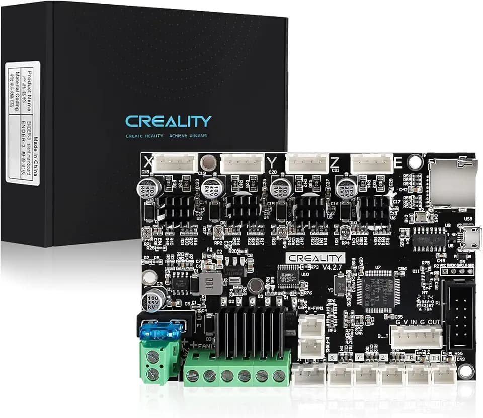 Creality Offizielles Ender 3 Silent Motherboard Upgrade V4.2.7 Mainboard Control Board mit TMC2225 Treiber 3D Drucker Zubehör Controller Teile Funktioniert mit Ender-3 / Pro/Max / 3 V2 / 3 V2 Neo