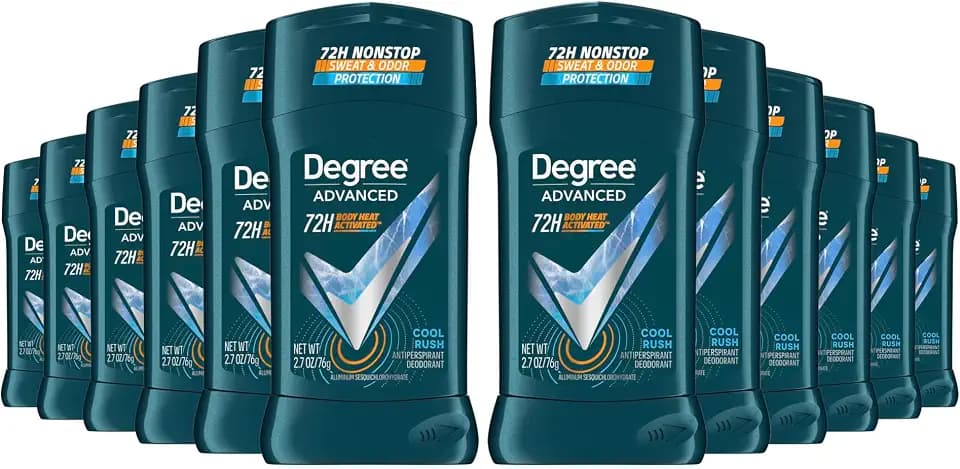Degree Antiperspirant Deodorant Cool Rush 2.7 oz 12 Count