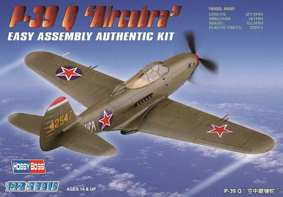 Hobby Boss 80240 Modellbausatz American P-39 Q 'Aircacobra', 1:72