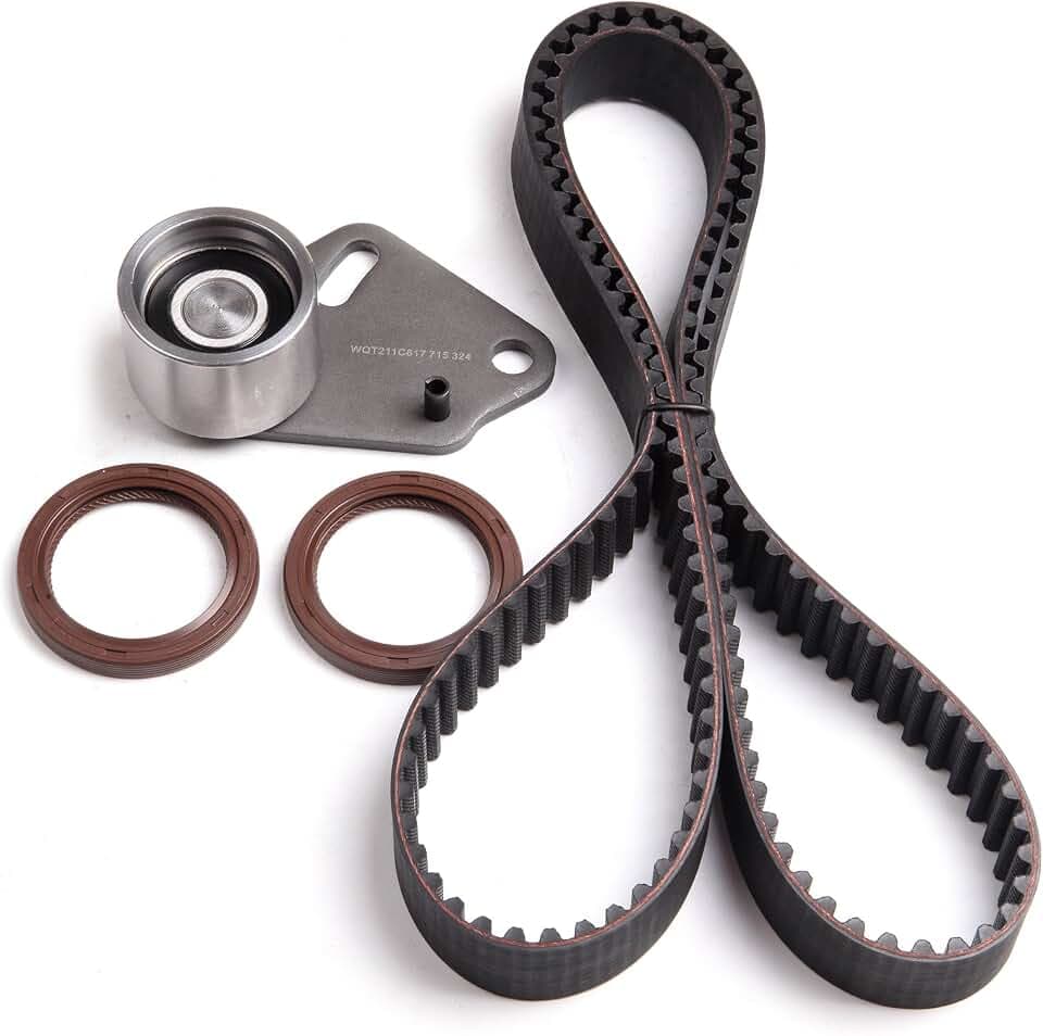 ECCPP Timing Belt Kit Compatible 1995 1996 1997 1998 1999 2000 2001 For Ford Ranger 1995 1996 1997 For Mazda B2300 1998 1999 2000 2001 For Mazda B2500 l4 2.3L 2.5L TCK276 TS26276