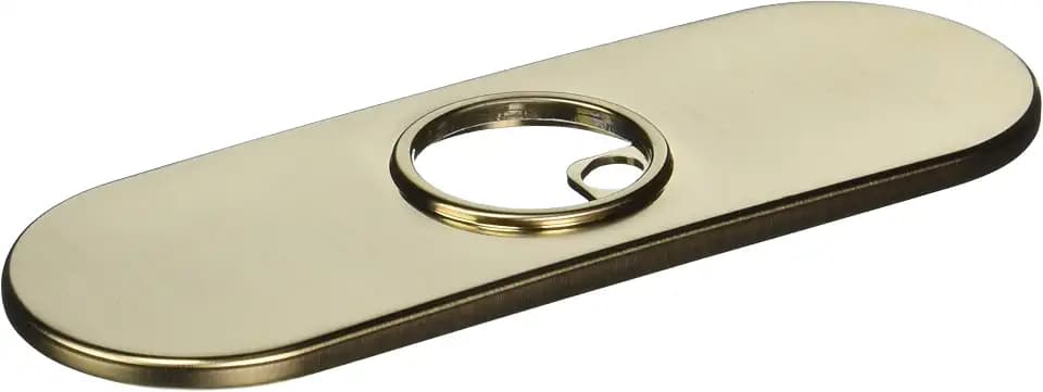 Delta Faucet RP72991CZ Trinsic, Escutcheon, 3 Hole Gasket, Champagne Bronze