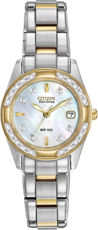 CITIZEN Ladies' Eco-Drive Diamond Classic 26mm Stainless Steel EW1824-57D