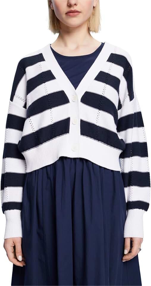 ESPRIT Damen 053cc1i302 Strickjacke