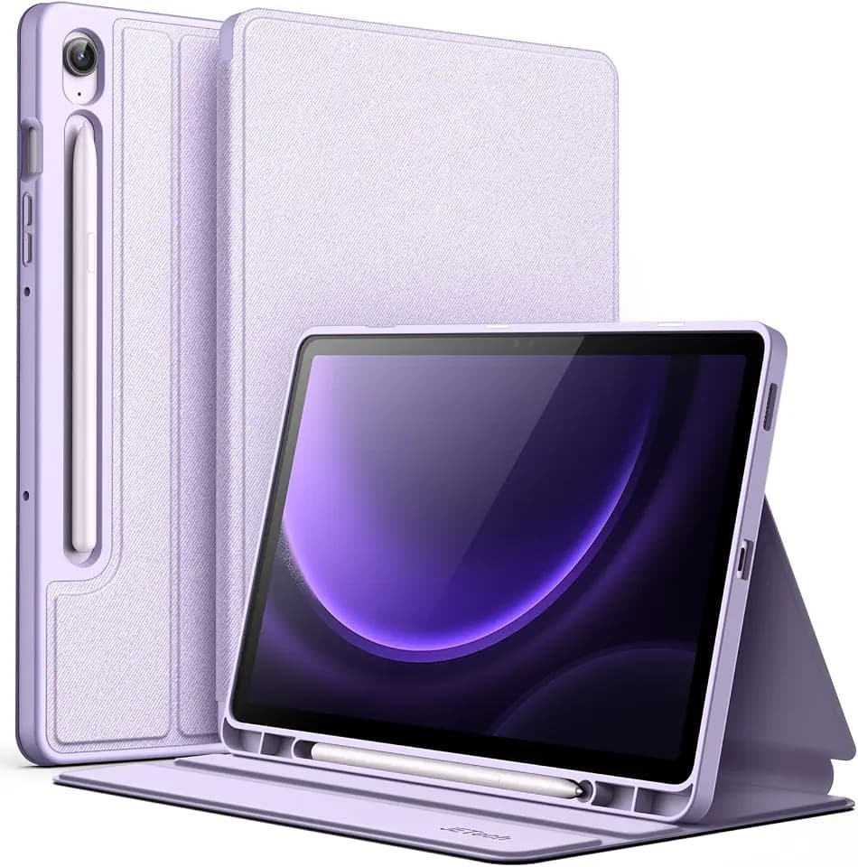 JETech Folio Case for Galaxy Tab S10 Lite/S10 FE/S9 FE 10.9", Lavender
