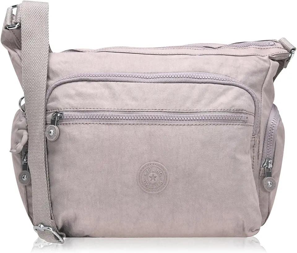 Kipling Gabbie Umhängetasche, Leicht, Mittlere Größe mit mehreren Fächern