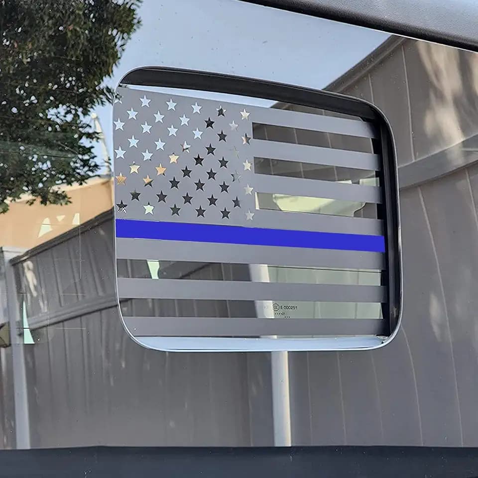 Zxiaochun Rear Window American Flag Decal for Jeep Gladiator JT 2020-2026