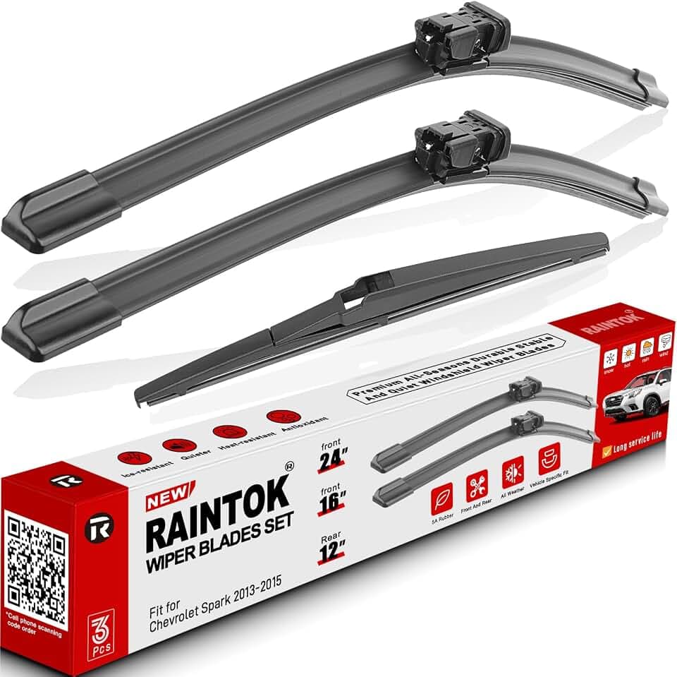 Windshield Wiper Blades Replacement for Chevy Chevrolet Spark 2013-2015