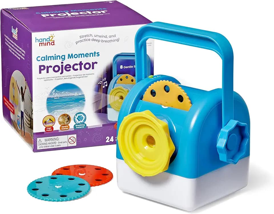 hand2mind Calming Moments Projector, Mindfulness Tools, Ages 3+
