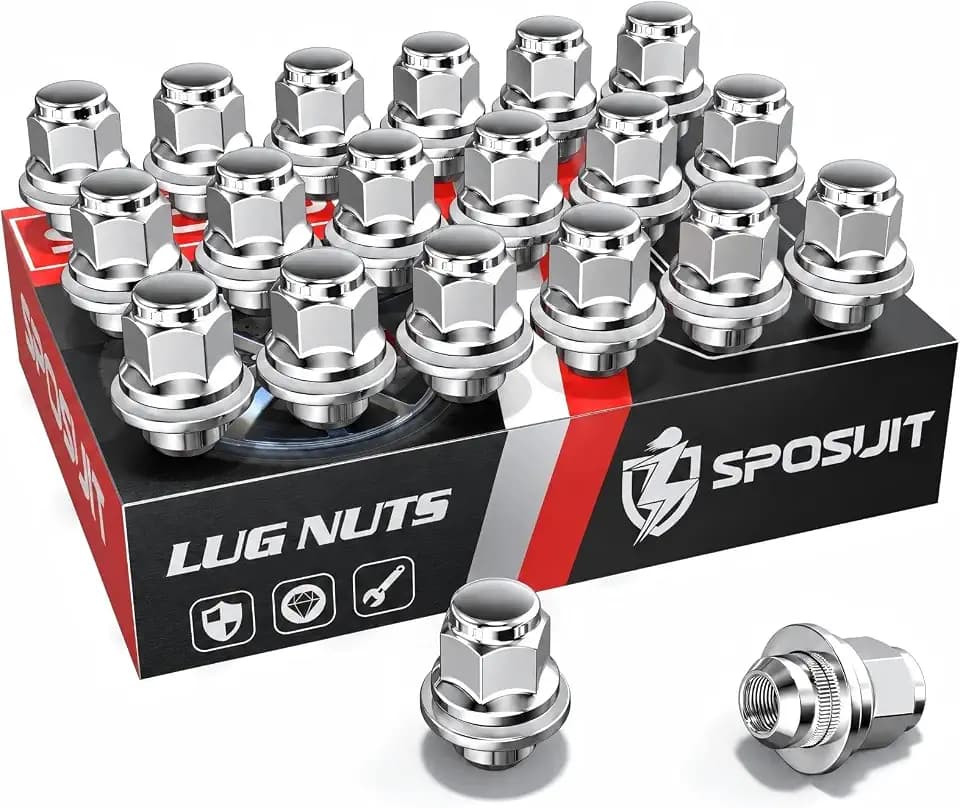 Sposuit 20 Pcs M12x1.25 OEM Factory Style Mag Seat Lug Nuts for Nissan