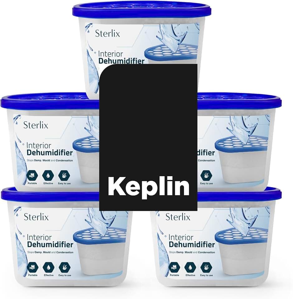 Sterlix 10 Stück 500 ml Luftentfeuchter Wannen für Kondensation, Feuchtigkeit, Feuchtigkeit, Schimmel, Feuchtigkeit, Allergene, Mehltau & Neutralisierung von Gerüchen für den Hausgebrauch zu Hause,