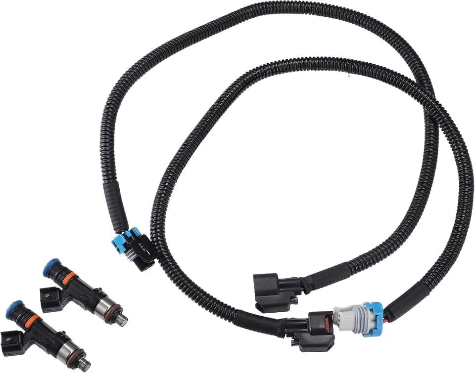 1204318 1204319 / Outer/Fuel Injector Harness for Polaris for Ranger 6x6 800 2011-2014 2016-2017 / Durable/Plastic / 1 Set/Black