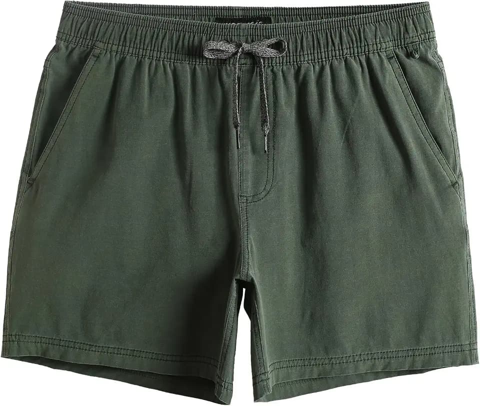 maamgic Men's 5 Inch Shorts Pull-On Relaxed Fit Casual Stretch Shorts