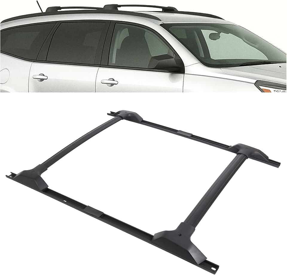 ECOTRIC Roof Rack Cross Bars & Side Rail Compatible with 09-17 Traverse