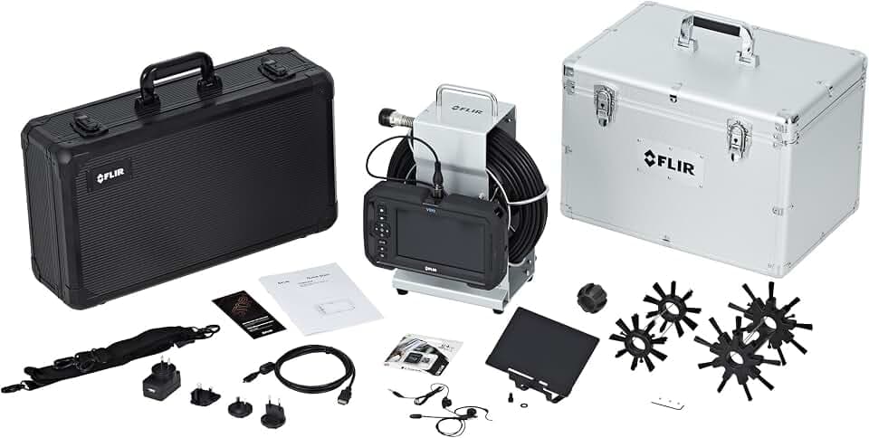 Flir VS80-KIT-9 Klempner-Videoskop-Kit, 28,8mm x 30m Spule, Sonde