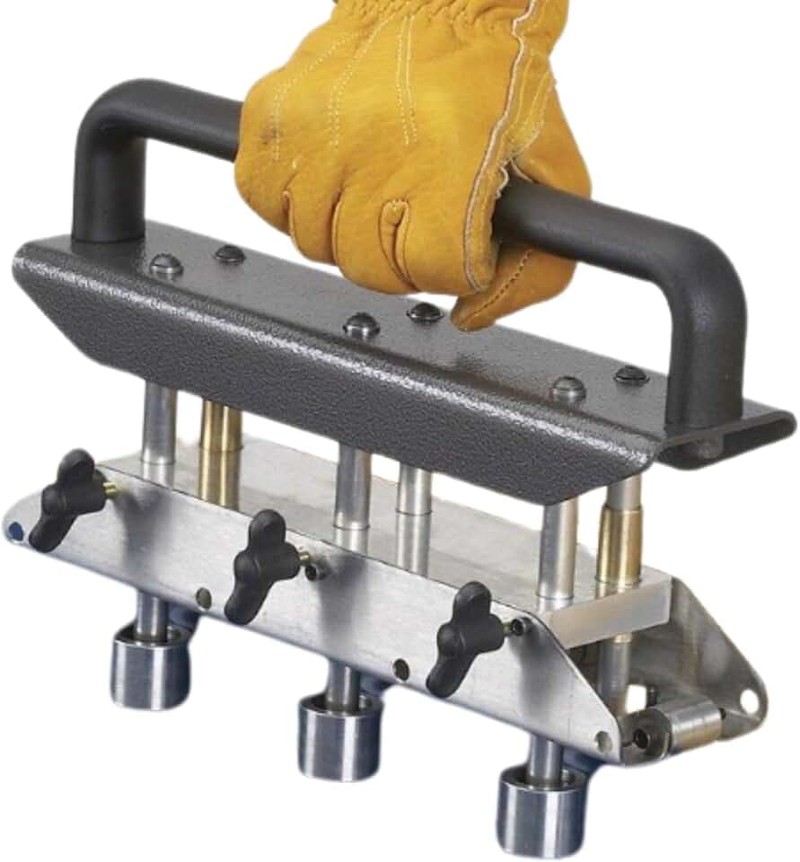 Sxhlseller 3 Stationen Kantenrollerbieger, 0–90° Biegewinkel, Blechroller, Blechwulstrollerbieger für 1/2–5 Zoll (13–130 mm) Biegen von Metalldachmaterialien