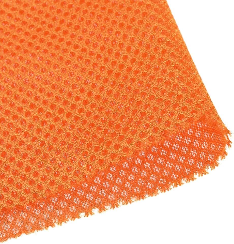 uxcell Orange Speaker Mesh Grill Cloth (not Cane Webbing) Stereo Box Fabric Dustproof Cloth 100cm x 160cm 40 inches x 63 inches