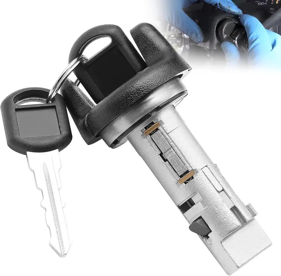 Ignition Lock Cylinder Switch with Keys Replaces 924-893 Compatible with 1998-2002 Chevy Express Tahoe GMC Savana Sonoma Yukon Blazer Cadillac Escalade Replaces 26049532