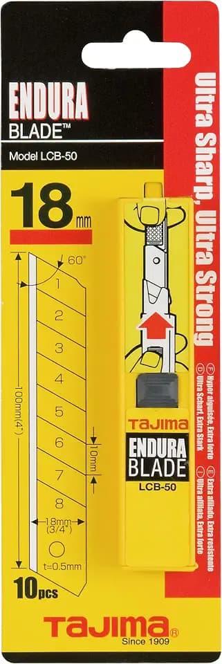 Tajima Ersatzklingen Spender mit SB-Karte, gelb, 1 Stück, TAJ-14276