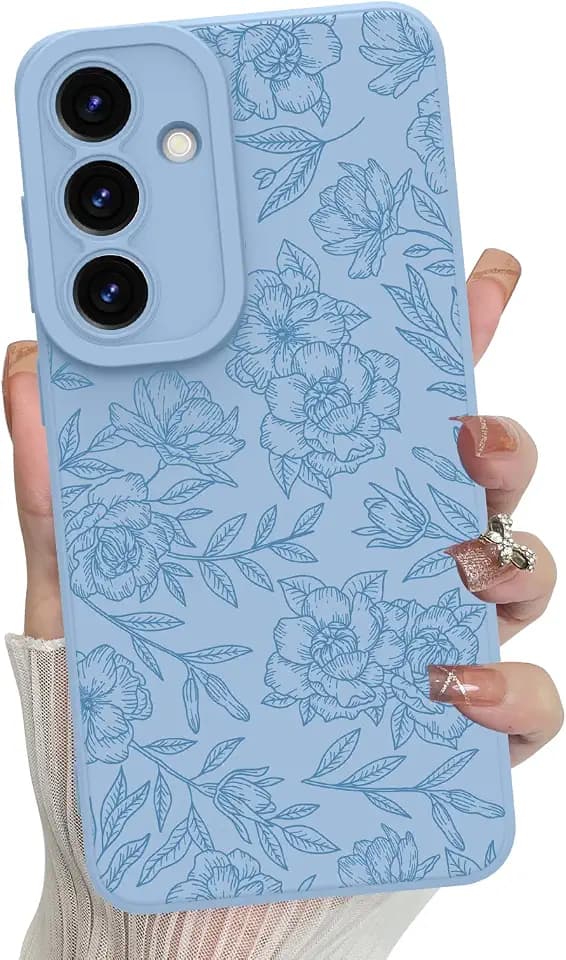 MZELQ for Samsung Galaxy S25 Plus Case Rose -Blue