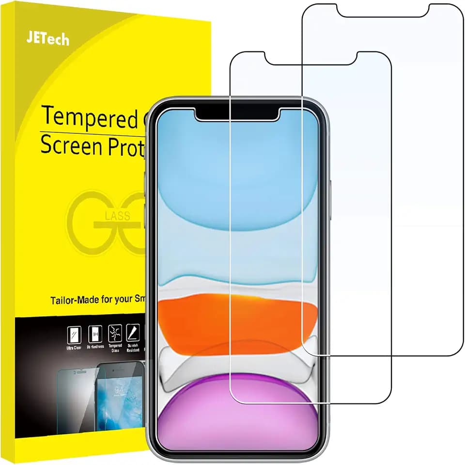 JETech Screen Protector for iPhone 11/XR, 2-Pack