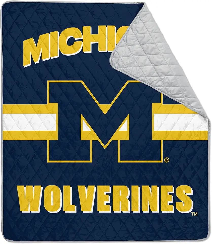 Northwest NCAA Taffeta Outdoor Blanket, Foldable Camping, Picnic Ground Mat, 60 x 70 Inches