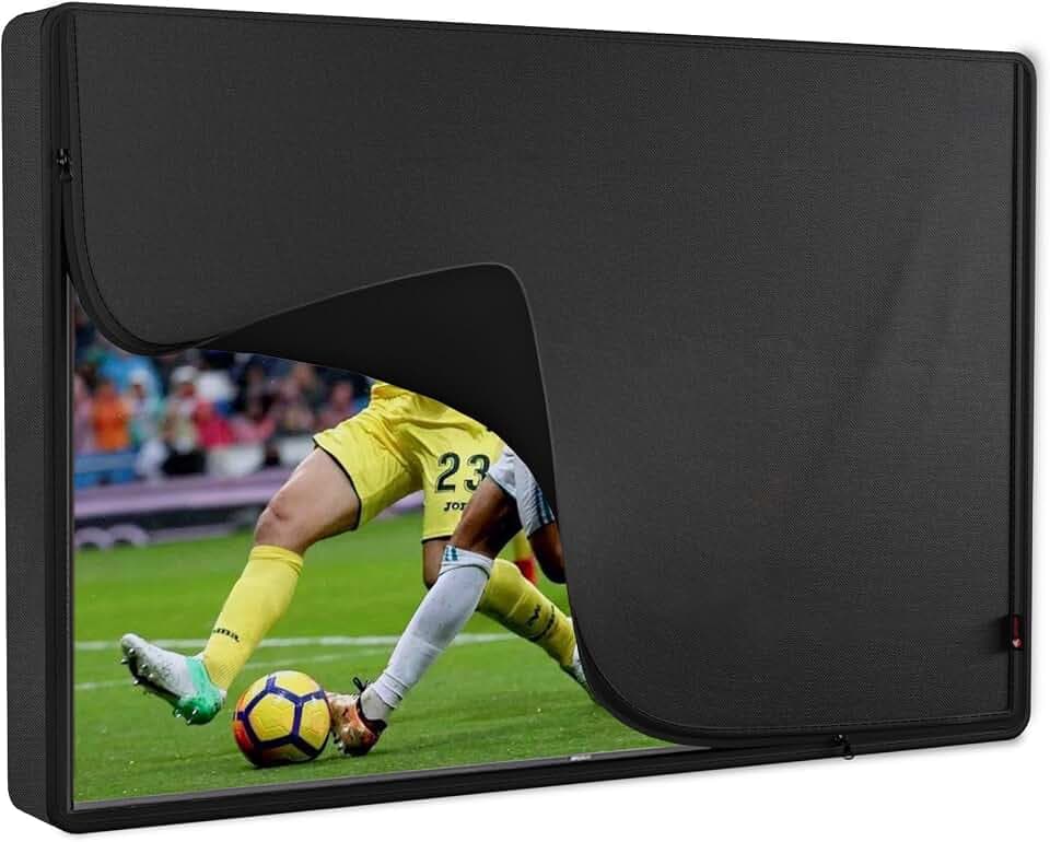 iBirdie Outdoor TV Cover 40 to 43 inch Waterproof and Weatherproof, Black