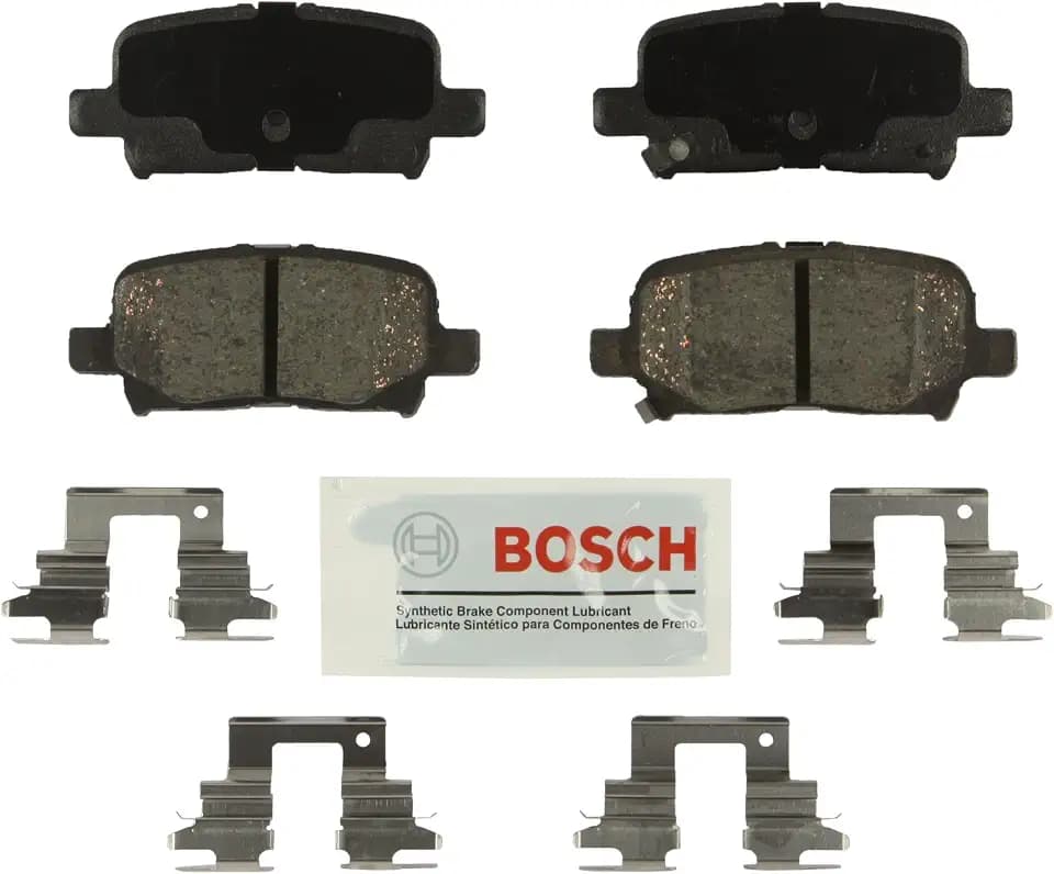 BOSCH BE865H Blue Ceramic Disc Brake Pad Set with Hardware - Rear