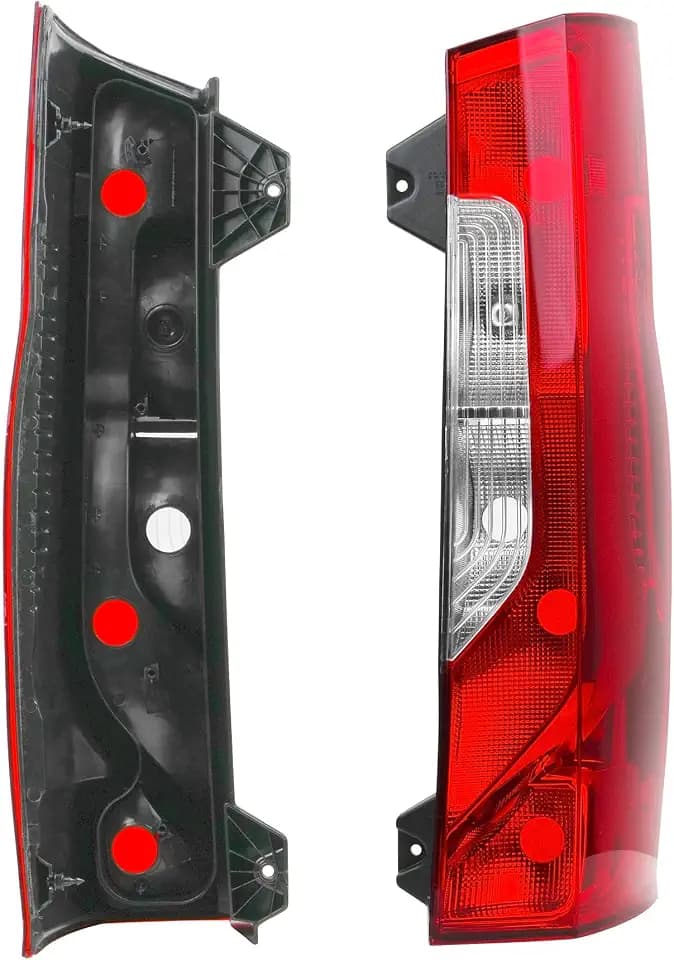 Replacement Passenger Side Tail Light Without Circuit for Mercedes Sprinter and Freightliner Sprinter for 2019-2023, Taillights, Right Rear Brake Lamp w/o Bulbs Harness