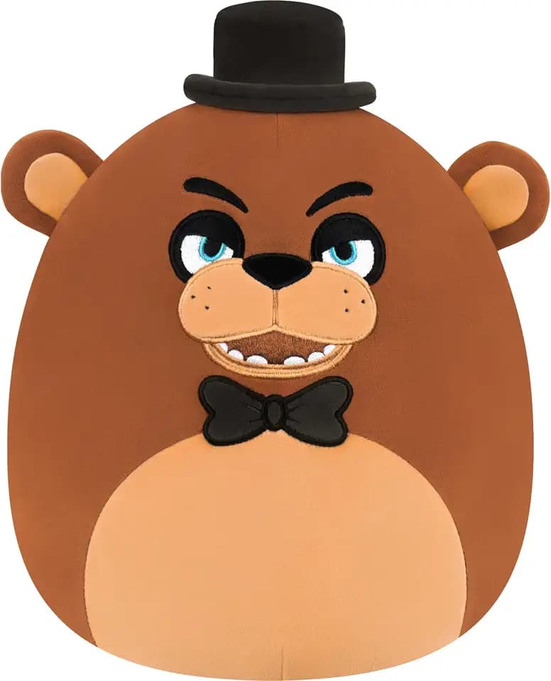 Squishmallows Original Five Nights at Freddy’s 10in Classic Freddy - Ultrasoft Official Jazwares Plush