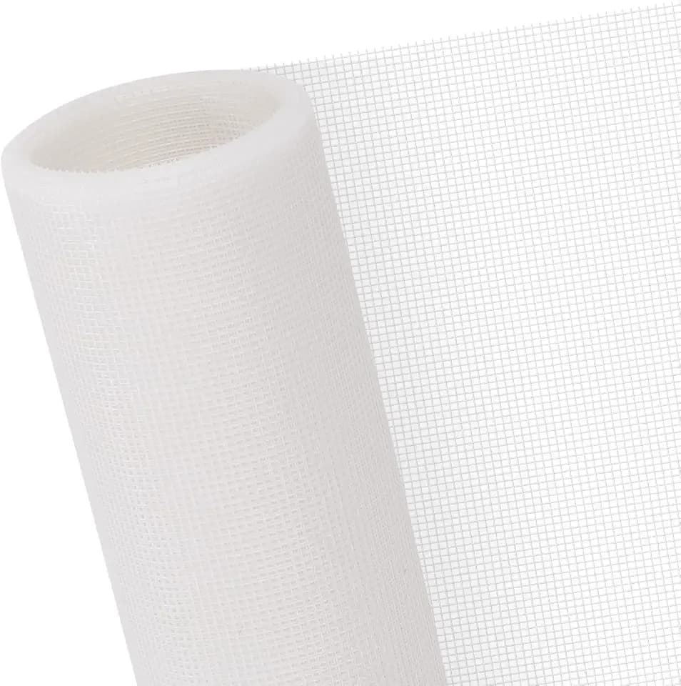 48"x102" Window Screen Mesh, Fiberglass Window Screen, Screen Door Mesh, Windows Screens and Screen Door Replacement, Patio Screen Mesh- White