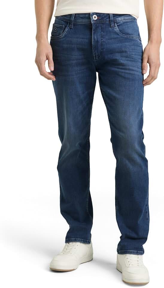 TOM TAILOR Herren TTMARVIN Straight Jeans mit Superstretch