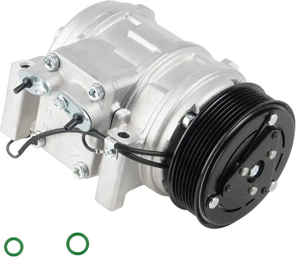 Air Conditioning Compressor & A/C Clutch ‎for Honda CR-V 2.4 2.4L L4 2002 2003 2004 2005 2006 (Only Fit for 10PA15C), CO 10663PC, 38810PNB006