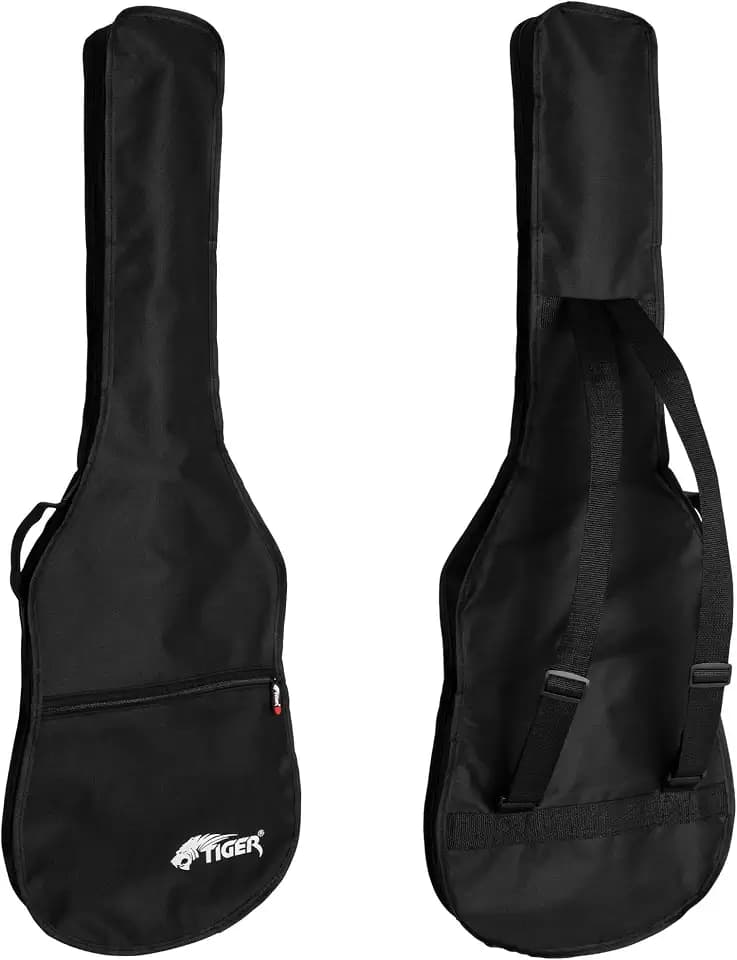 Tiger Gigbag für E-Gitarre, 4/4 volle Größe, Schwarz