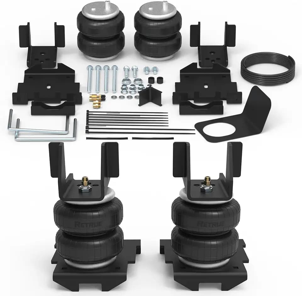 RETRUE Rear Air Bags Suspension Kit Compatible with Silverado Sierra 1500