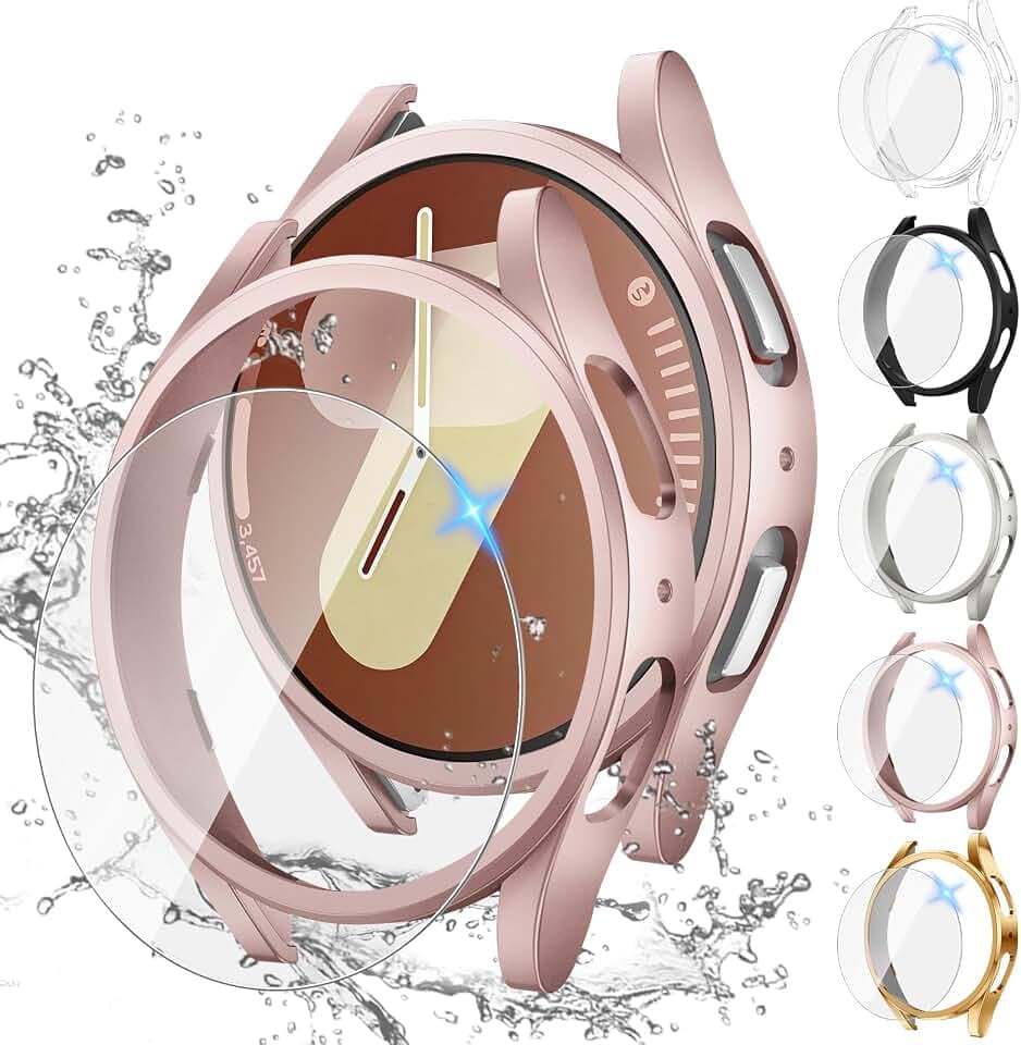 Neitra 5+5Pack Hülle für Samsung Galaxy Watch 7 40mm Displayschutzfolie