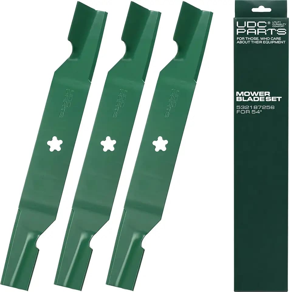 UDC Parts 532187256 Husqvarna 54 inch Mower Blades High Lift 5-Point Star