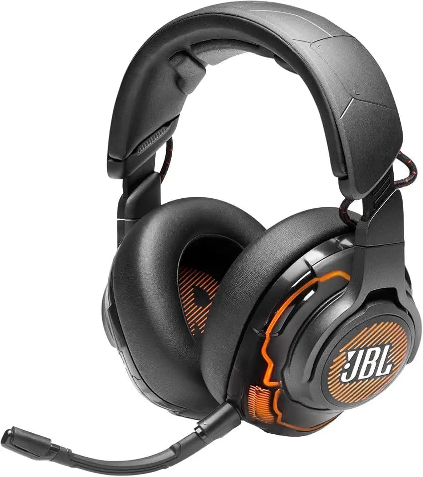 JBL Quantum ONE Over-Ear professional Gaming Kopfhörer – Wired 3,5 mm Klinke und USB – Mit QuantumSphere 360-Technologie – Kompatibel mit PC, Playstation und Xbox – Schwarz